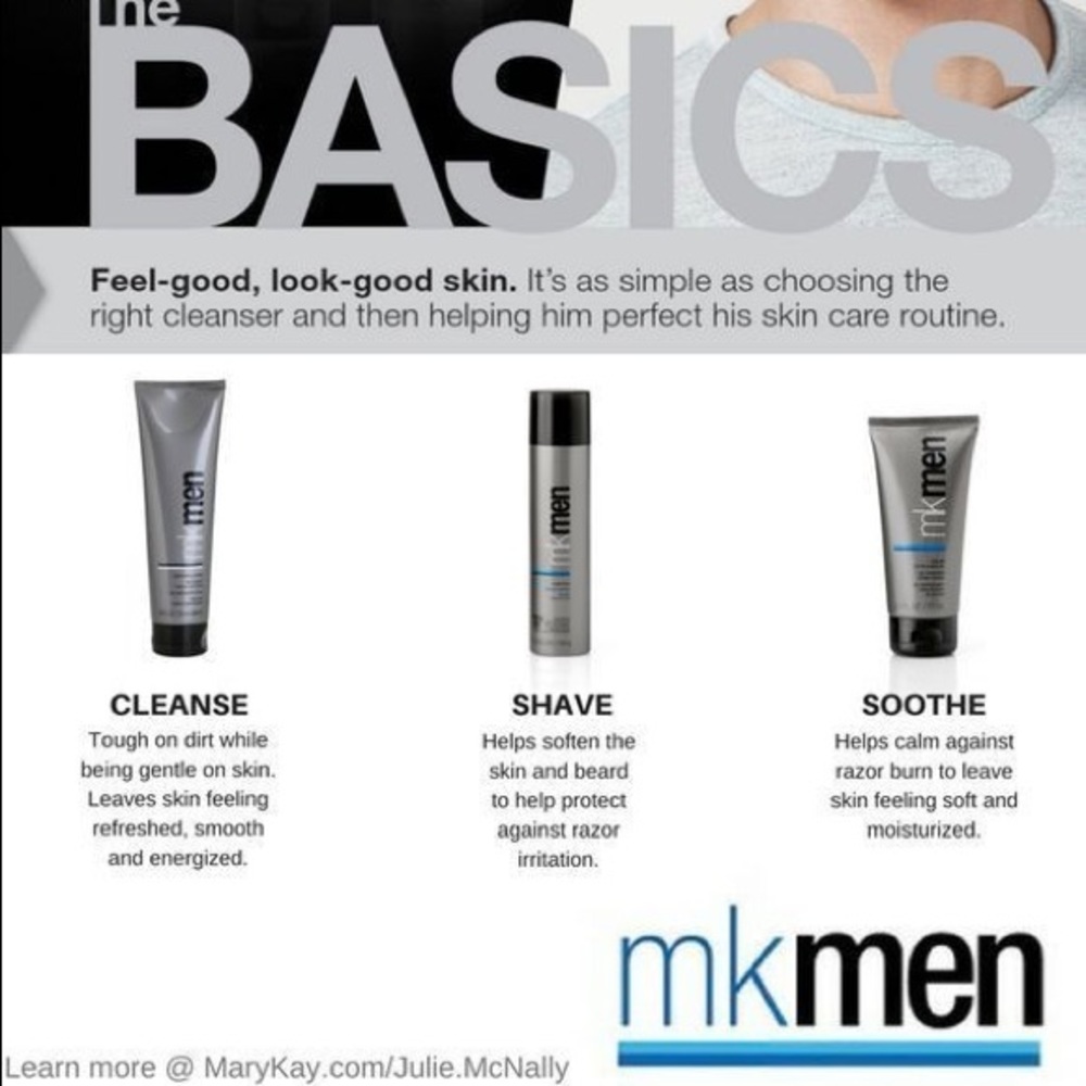 MARY KAY MK MEN 3pc Face Care Set